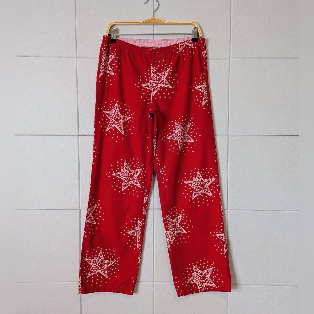 Victoria's Secret PINK y2k red star print pajama pants - Picture 3 of 6